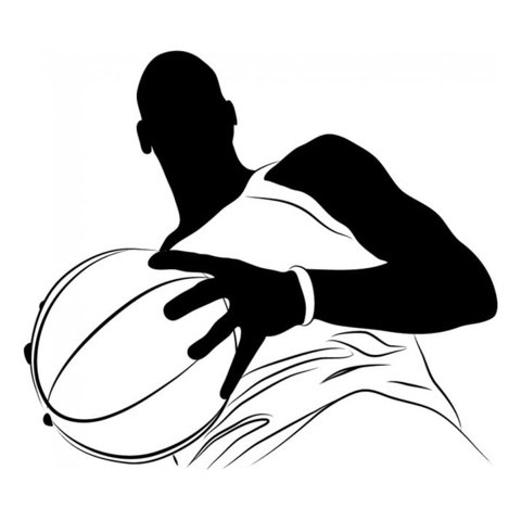 Rienda Libre Graphics - Decomural Basketball Player Games Sports Ws-15727