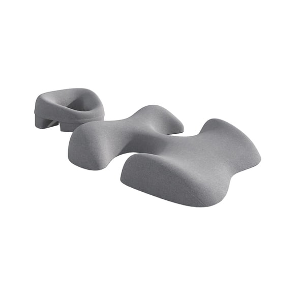 Almohada Facial Almohada Para El Pecho Almohada De Espuma Viscoelástica Para Masajes Para Salones De Belleza En Casa Papá Gris Claro