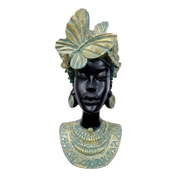 Escultura Rostro Mujer Mariposas Joyería Ancestral AJ