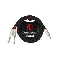 Cable Audio Mini Plug St A 2 Plug 1/4 Mono 1 Metro Y362Prl1M Kirlin