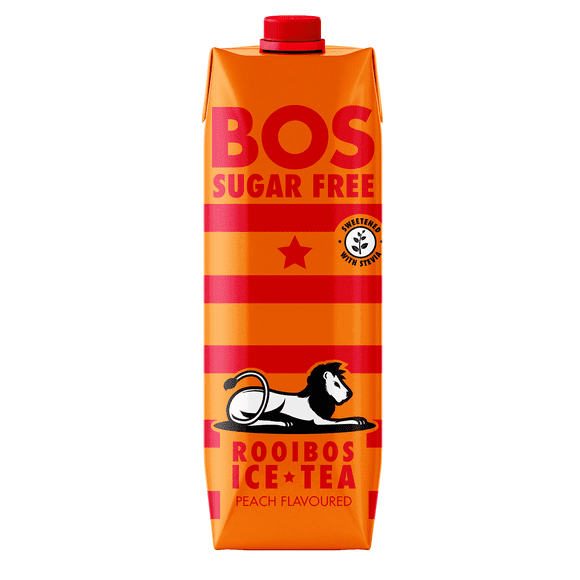 Té Helado Rooibos Durazno Sin Azúcar BOS Tetra 1 x 1000 ml