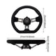 thumbnail image 2 of Volante NINEFOX 27 cm 3 radios negro, 2 of 7
