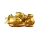 thumbnail image 5 of Figura De Pato Mandarín, Escultura De Pareja Dorada Para Oficina, Coche, Decoración De Bodas, 11 Cm, 5 of 5