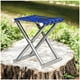 thumbnail image 1 of Silla Piso Portátil Plegable Camping Azul, 1 of 2
