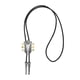 thumbnail image 3 of Cabeza De Guitarra Bolo Tie Collar De Boda Cuerda De Cuero PU Western Cowboy Silver, 3 of 3