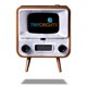 thumbnail image 4 of Televisor retro portátil TinyTV 2 marrón con USB-C, 4 of 6