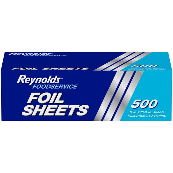 Láminas de aluminio Reynolds Foodservice, 12 x 27 cm, 500 unidades