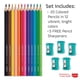 thumbnail image 3 of Lápices de colores Maped Color'Peps Triangular 240 con 5 sacapuntas, 3 of 6