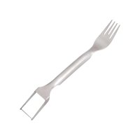 Magideal - Rebanadora De Tenedores De Fruta De Doble Cabeza, Rebanadora De Tenedor De Sandía, Fiesta En Casa Portátil, Cortadora De Rebanadora De De Acero