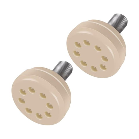 Magideal - 2 Topes Para Dedos De Patines, Tapones Para Dedos De Patines Redondos, Accesorios Para Ruedas De Patín, Bloque De Freno De Goma Para Patines Cuádruple