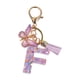 thumbnail image 1 of Resina Llavero Adornos Ni?as Mujeres Regalos Alfabeto Inglés Llavero Llavero F, 1 of 5