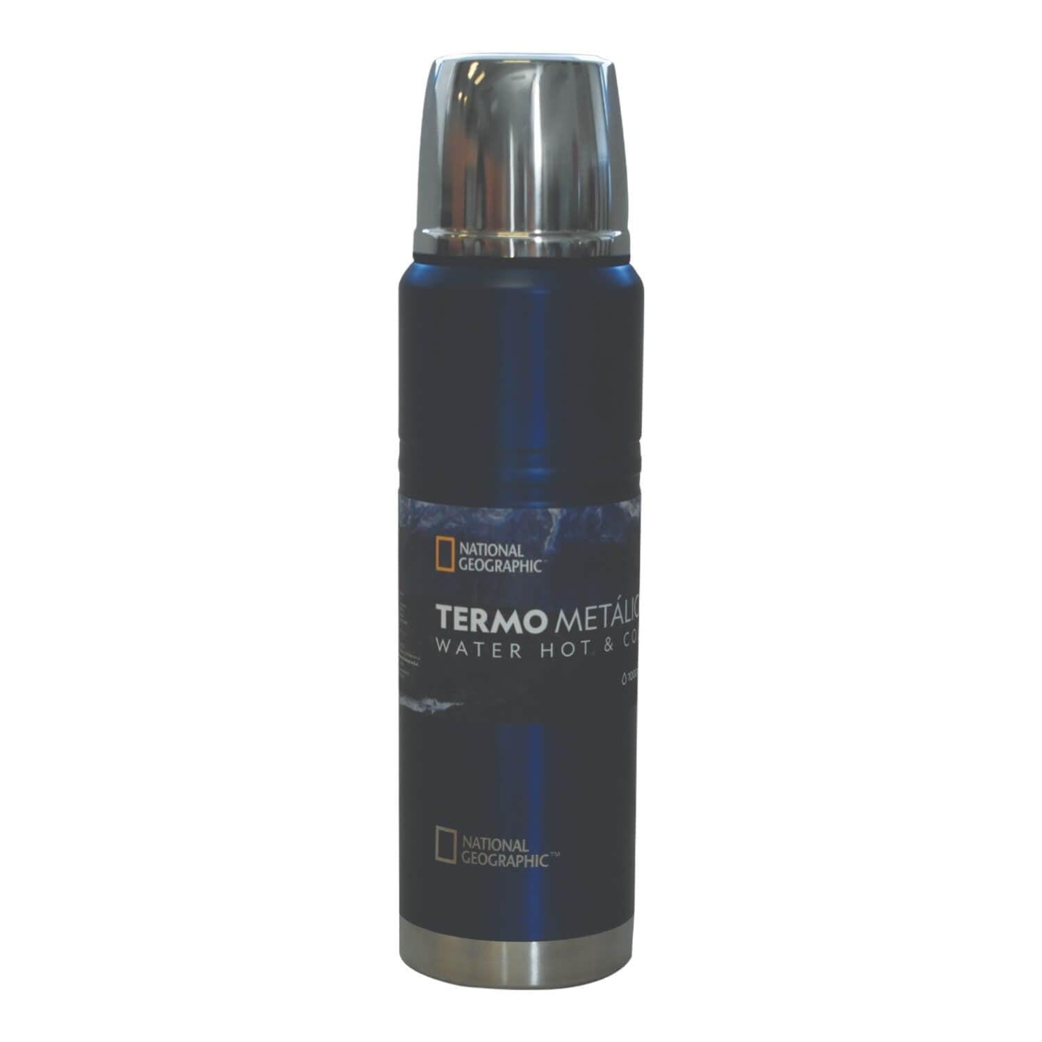National Geographic - Termo Metalico 500ml Azul