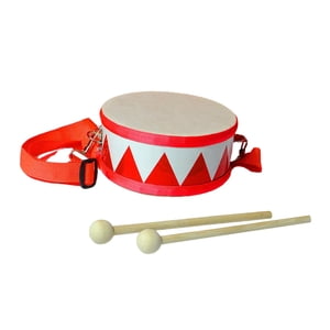 Bothyi - Tambor De Caja De 6 Pulgadas, Instrumento De Percusión Portátil Para Principiantes Y Niños, Color Rojo