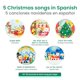 thumbnail image 3 of Libro musical Binibi en español 20 cm Navidad 1‑3 años, 3 of 7