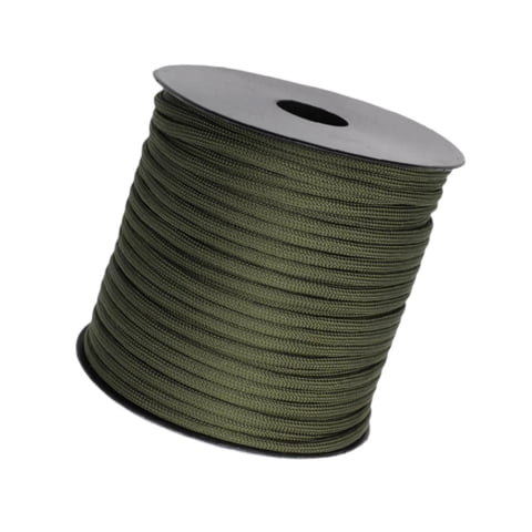 Magideal - Cuerda De Paracaídas De 9 Hebras, Cuerda Para Tienda De Campaña De 50 M, Accesorio Para Tienda De Campaña, Cuerda Tejida Multiusos, Cordón De Paracaíd Verde