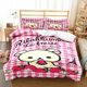 thumbnail image 1 of v1715 Bed Sheets Cartoon Rilakkuma Bear Bedding Set Duvet Cover Bed Set Quilt Cover Pillowcase Comforter king Queen Size Boys Adult Bedding Set 3-Piece Bedding Set (1 Duvet Cover + 2 Pillow Shams) Bed, 1 of 5