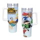 thumbnail image 4 of Código: KND Vaso aislado de acero inoxidable con asa, diseño temático, regalo para familia, amigos y fans; incluye pajita y encaja en el portavasos estándar, 40 oz, 4 of 6