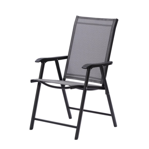 Set 4 Sillas Plegables Terraza Apoyabrazos Jardin Exterior