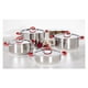 thumbnail image 2 of Set De Ollas Bateria De Cocina 8 Piezas Inoxidables Arte Andino, 2 of 3