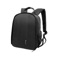 Magideal - Mochila Para Cámara Slr, Funda De Viaje Impermeable Para Mujeres Y Hombres, Resistente Y Multiusos. Negro Gris
