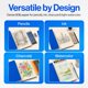 thumbnail image 5 of Cuaderno de bocetos Leda Art Supply A5 160 págs Azul de apertura plana, 5 of 7