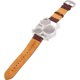 thumbnail image 4 of 3 Sub-esferas Cuarzo Hombres Militar Ejército Reloj Deportivo de Pulsera Correa de Cuero Marrón Oscuro/negro Puntero Luminoso Reloj Deportivo Reloj Militar Reloj Mecánico para Hombre, 4 of 6