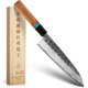 thumbnail image 1 of Cuchillo de chef KAWAHIRO negro forjado VG10 210 mm con caja de madera, 1 of 8