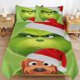 thumbnail image 2 of 3 Piece Bedding SetMerry Christmas GrinchComforter Set for Kids Boys Teen Tween 3D Lightweight Microfiber Bedding Sets, 2 of 5