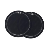 Bothyi - 2X Parches De Parche De Tambor A Prueba De Impactos Para Piezas De Bombo Protector De Parche Negro 9,6 Cm