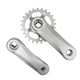 thumbnail image 1 of Juego De Bielas Para Bicicleta Para Niños, Accesorios De Repuesto Para Montar, Juego De Manivela Para Bicicleta Para Niños, 25T, Gris Y Plateado, 1 of 2