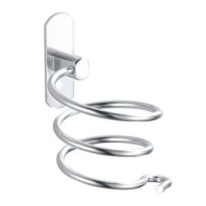 Ioensy - Soporte Para Secador De Pelo Para Baño, Soporte De Pared Duradero Para Decoración Del Hogar, Ducha, Baño, Argent