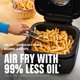 thumbnail image 4 of Parrilla eléctrica interior George Foreman MCAFD800D negro con freidora de aire, 4 of 9
