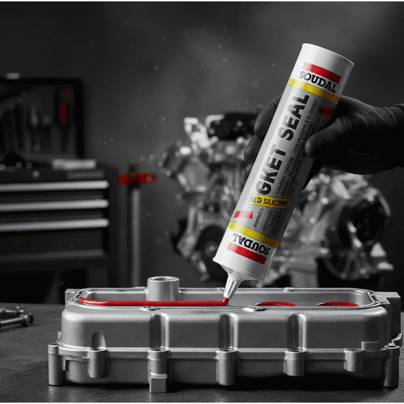 Silicona Alta Temperatura Roja 310 Ml. Soudal