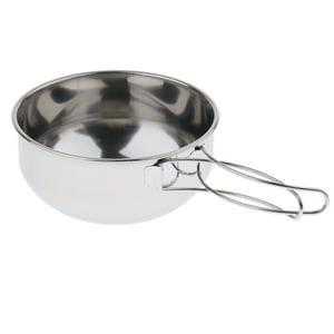 Genérico - Latas Plegables Compactas De Acero Inoxidable Para Cocinar Comida De Camping Para Vacaciones, 700 Ml