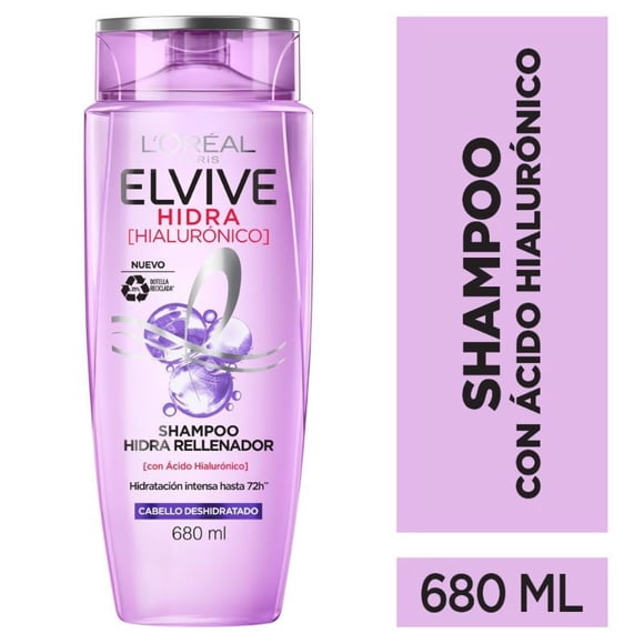 Shampoo Elvive Hidra Hialurónico, 680 ml
