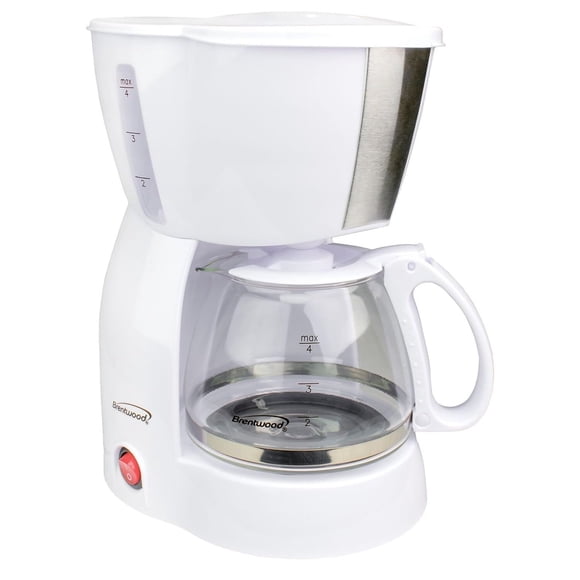 Cafetera Brentwood Appliances TS-213W para 4 Tazas Blanca