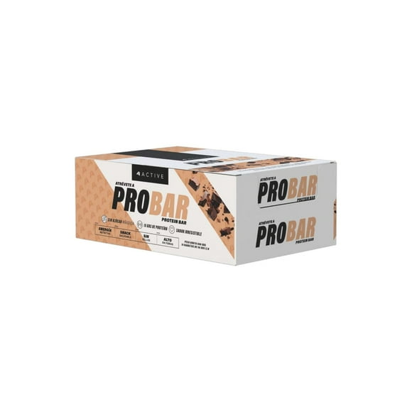 Box 16 Barras Probar Protein Bar Chocolate - 4active
