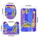 thumbnail image 3 of Juego de Alfombras de Baño Desmarcar Terciopelo Coral 3 Piezas, 3 of 6