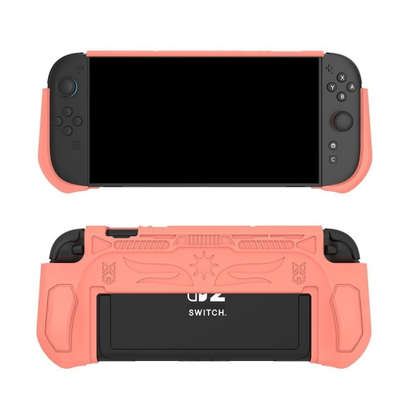 Compatible con la funda protectora para Nintendo Switch2, cubierta de TPU suave a prueba de golpes con ranura para soporte