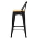 thumbnail image 3 of Piso Tolix Bajo Negro Madera 66 Cm, 3 of 4