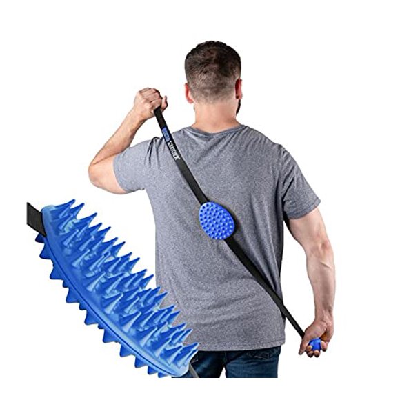 Rascador de Espalda Cactus Scratcher 114 cm Azul de 2 Lados