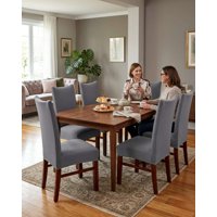 Mylhogar - Pack De 6 Fundas Elasticas Para Sillas Con Diseño Moderno