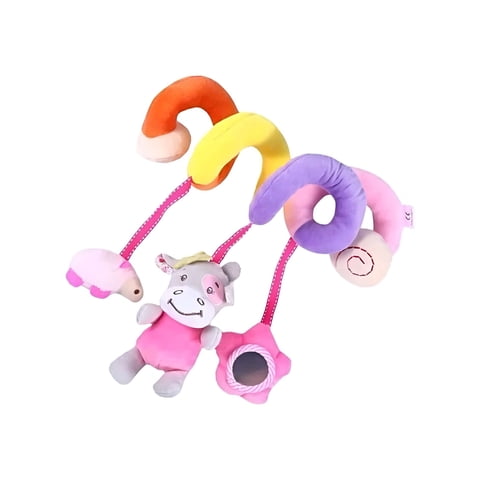 Genérico - Sonajero Espiral Sensorial Para Bebés: Estimulación Visual Y Auditiva Diseño Vaca