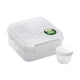 thumbnail image 4 of Contenedores Bento Box Portátiles Multiusos Para Preparar Comidas Para La Oficina, Viajes, Fiestas, Color Blanco, 1250 Ml, 4 of 5