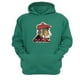 thumbnail image 1 of Polerón Canguro Gorillaz Verde Aguamarina Talla Xs Unisex, 1 of 1
