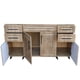 thumbnail image 1 of Mueble base de cocina doble nogal 149x49x88 cm (No Incluye Cubierta), 1 of 4