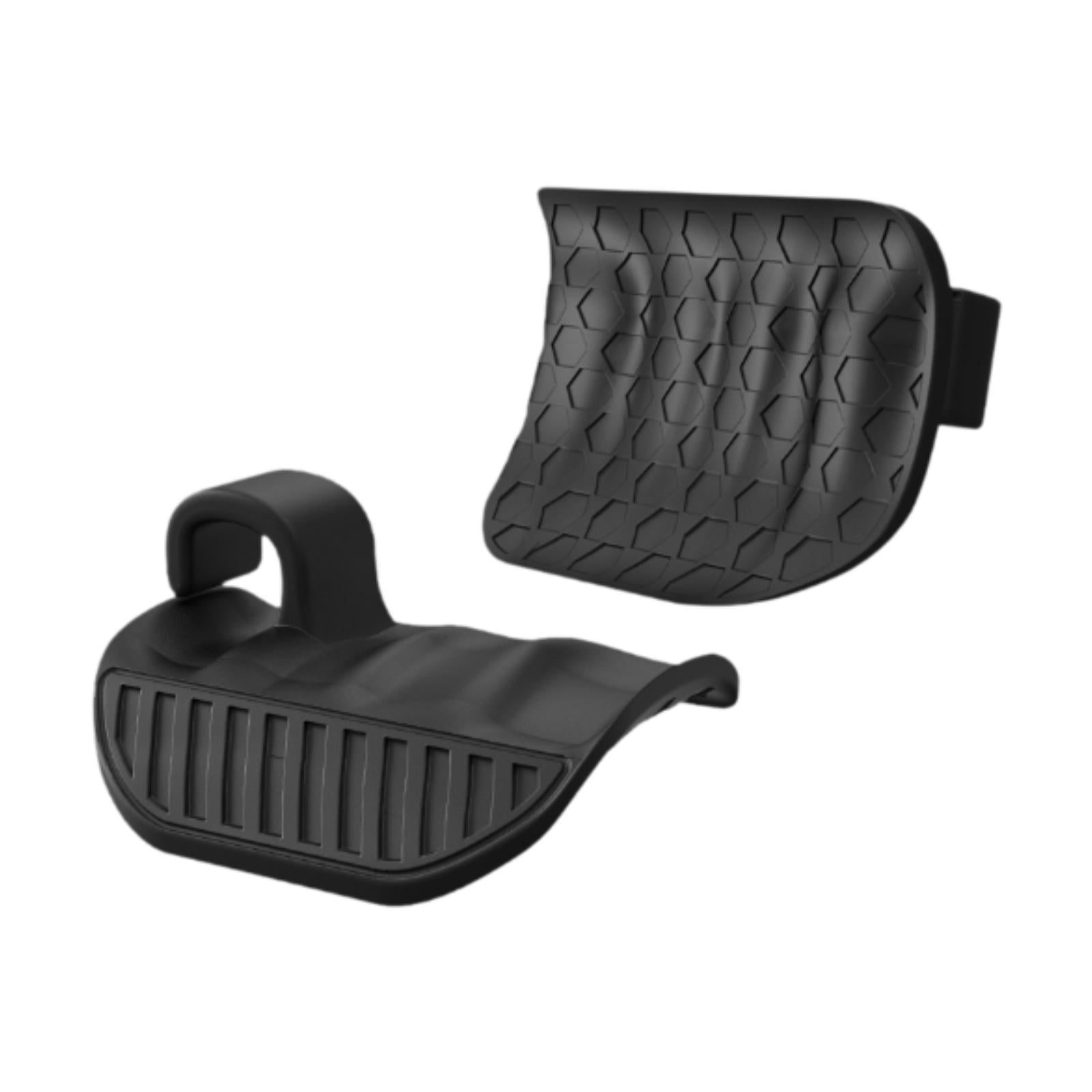 Magideal - Ajuste Ergonómico De Agarre De Gimnasio Para Hombres, Empuñadura De Empuñadura De Empuñadura De Empuñadura De Empuñadura De Extracción De Pesas Para Black 2 Pcs