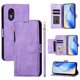 thumbnail image 1 of Funda Billetera Cremallera para Samsung Galaxy Xcover 5 con Porta Tarjetas, Soporte y Correa Morado, 1 of 5