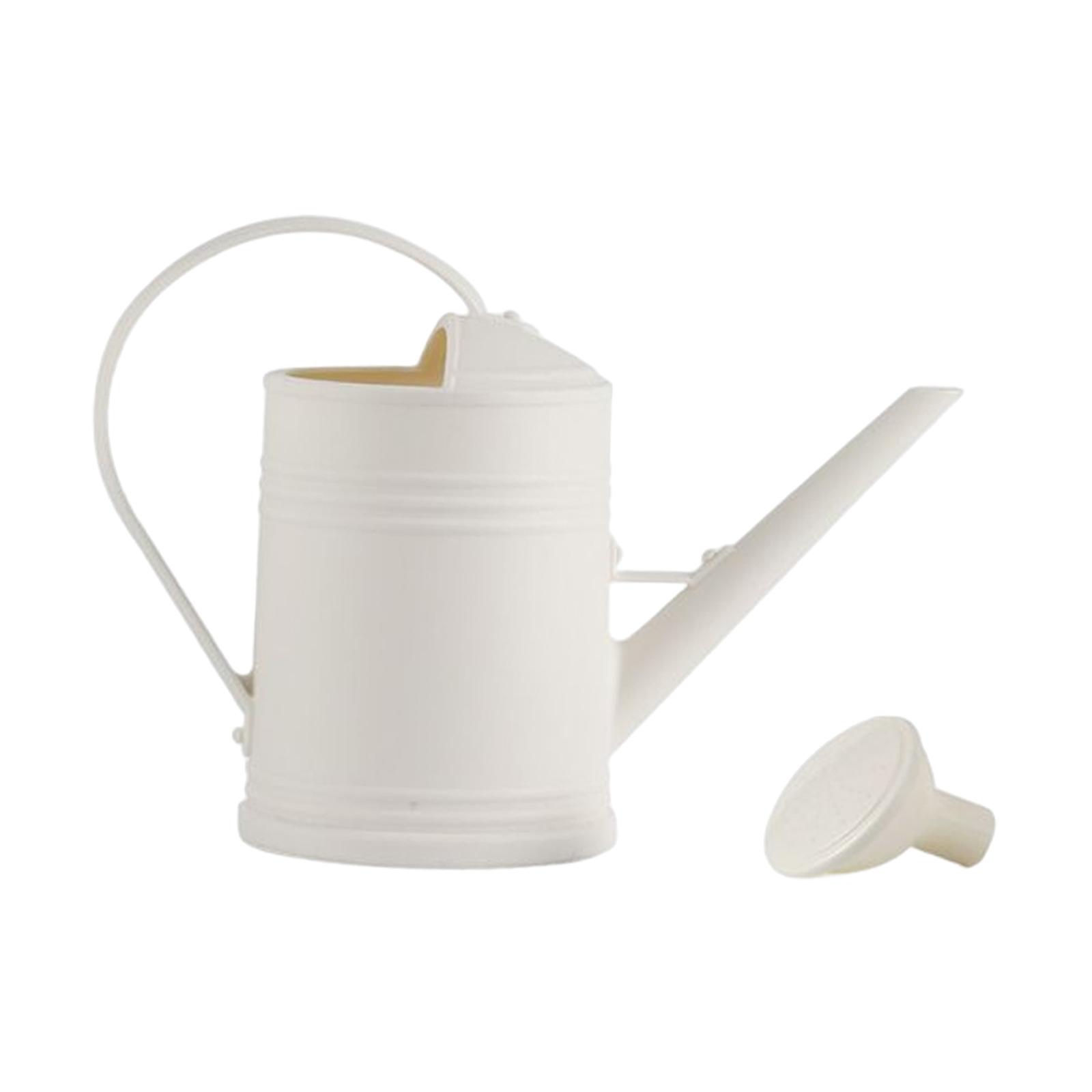 Ioensy - Regadera Decorativa Con Cabezal De Pulverización Desmontable Boquilla Larga Para El Hogar Blanco