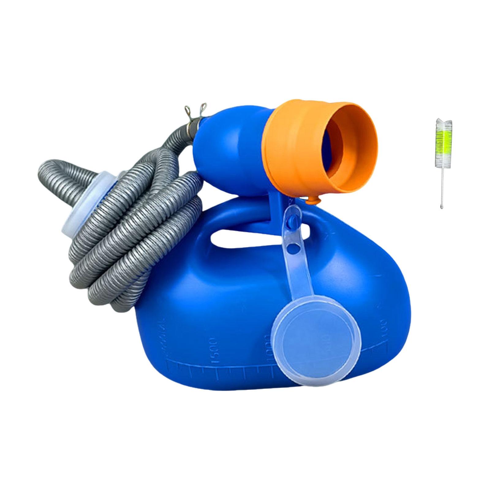Ioensy - Botella De Orina Masculina Botella De Orina Para Orinal Masculino Liviana Para Uso Nocturno En El Hogar Hombre 2000 Ml Azul 1,6 M